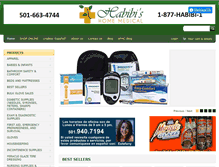 Tablet Screenshot of habibishomemedical.com